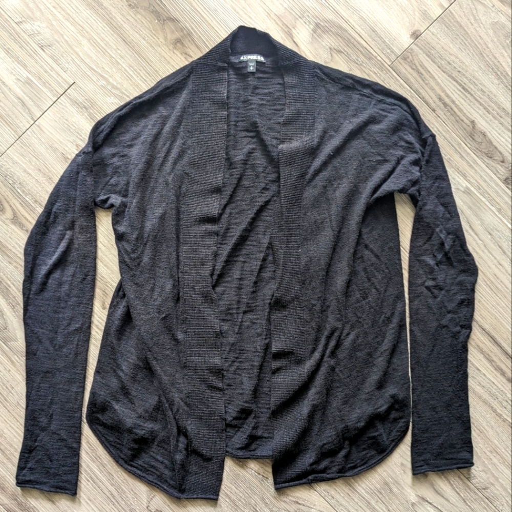 Black Lightweight Cardigan